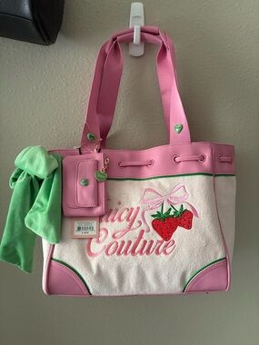 Juicy Couture Pink & Green Strawberry Daydreamer